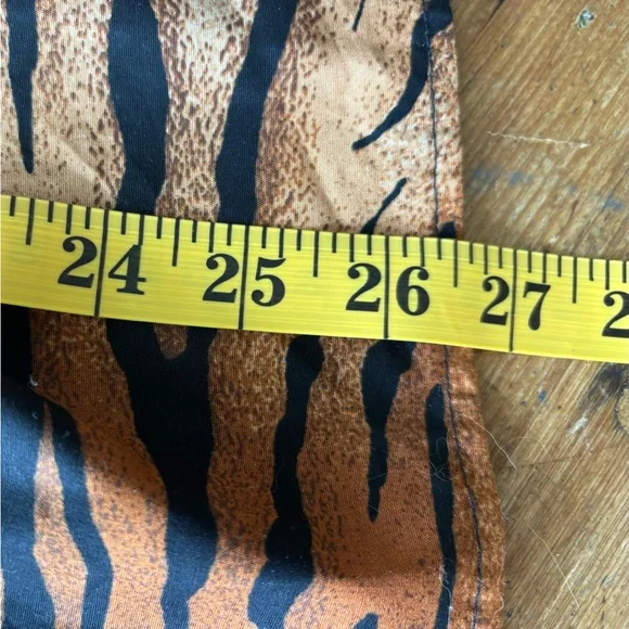 HELL BUNNY XS Tiger Print Pocket Circle Skirt NWT - Picture 8 of 14